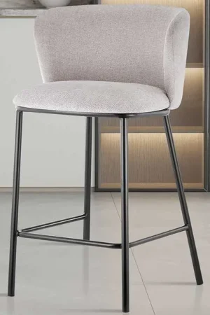 Chaise de bar Arthur | 53 x 50,5 x 88,5 cm | beige Usine Directe