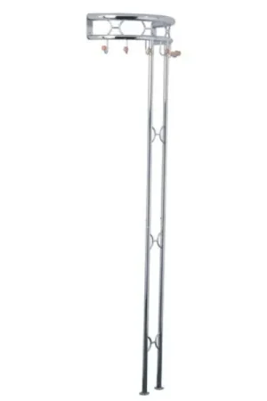 Achat Immédiat Porte-manteau mural | Capacité de 25 kg | Couleur argentée