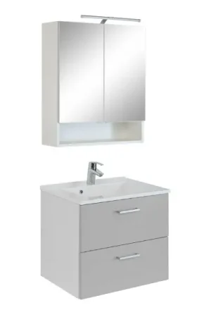 Authentique Ensemble Salle de bains Ricca 4 - blanc/gris clair