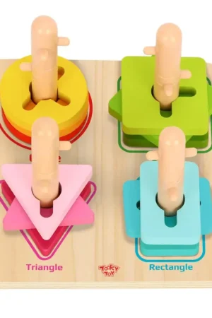 Trieur de blocs géométrique 4 pièces Usine Directe