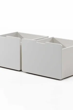 Quantité Limitée Ensemble de 2 tiroirs Pip - blanc