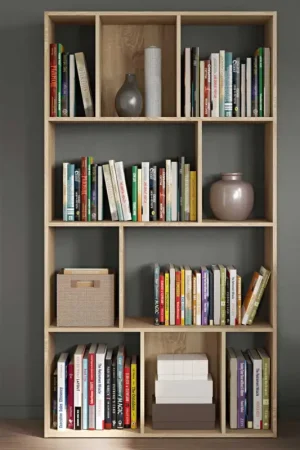 Vente Flash Bibliothèque Calgary - chêne
