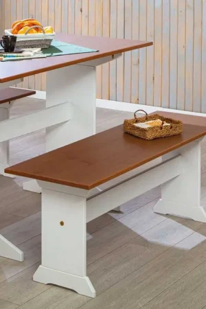 Banc Cisse - blanc/brun Solde