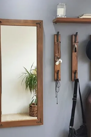 Must-Have V19 Meuble d'entrée | BOIS DE PIN | Noyer