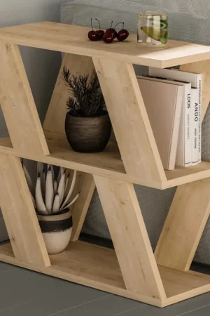 Lazena Table d'appoint | 100 % MÉLAMINE | Chêne Commander Maintenant