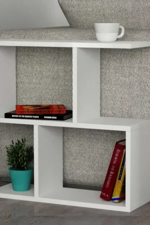 Bon Marché Mania Table d'appoint | 100 % MÉLAMINE | Blanc