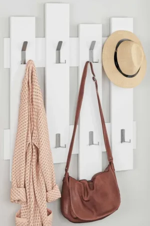Vente Directe Wave Crochet mural | 100 % MÉLAMINE | Blanc