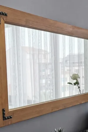 115 Miroir | BOIS DE PIN | Noyer Meilleur Choix