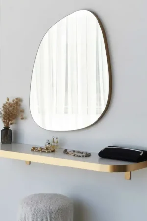 Soho Miroir | 100 % MÉLAMINE | Or Dernier Modèle
