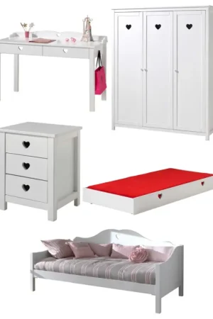Offre Exclusive Combinaison de chambre d'enfant Amori 11-blanc