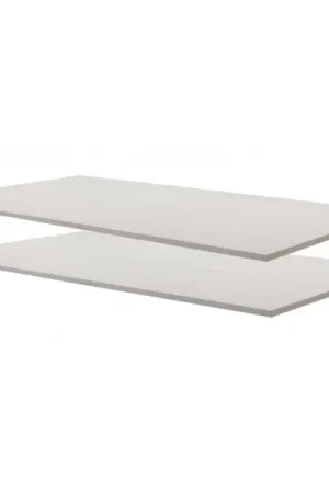 Bon Marché Jeu de 2 étagères Spectre 95cm - blanc