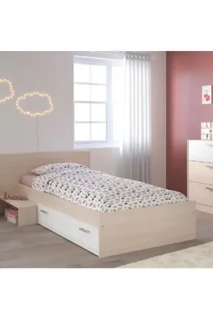 Super Prix Combinaison de chambre d'enfant Charly 90x200cm | Lit d'enfant, table de chevet, commode