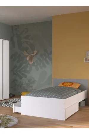 Achetez Aujourd'hui Ensemble de chambre Rue | Lit simple, table de chevet, table de nuit, armoire