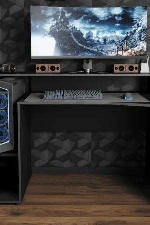 Desk Access | 137,7 x 67,1 x 94 cm | Noir Réduction
