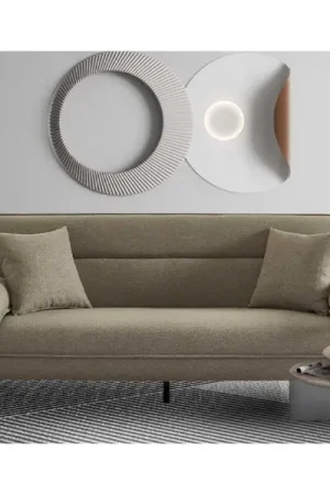 Canapé lit et siège Sivas | 199 x 89 x 95 cm | Beige Commander Vite