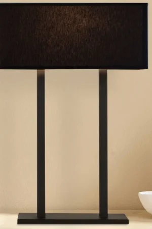Certifié Salihini Lampe de table | CORPS EN MÉTAL | Noir
