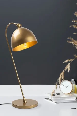 Remise Acuka Lampe de table | CORPS EN MÉTAL | Doré