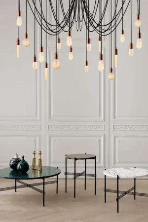 Authentique Kabluni Lustre | CORPS EN FER | Cuivre