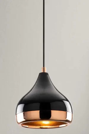 Prix Bas Yıldo Lustre | CORPS EN FER | Noir, Cuivre