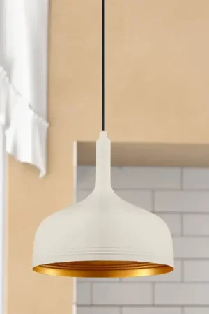 Berceste Lustre | CORPS EN MÉTAL | Blanc Achat Immédiat