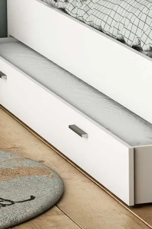 Jusqu'à Épuisement Des Stocks Tiroir de lit Maura 90 x 200 cm-blanc mat