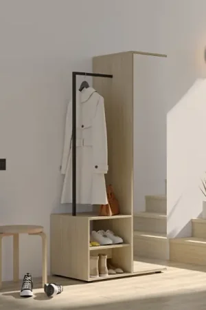 Vestiaire Beatrix-chêne clair Offre Spéciale