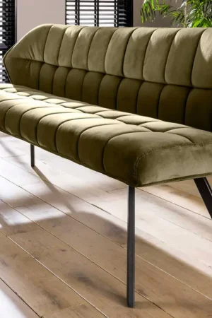 Banc de salle à manger Baena | 180 x 59 x 84 | Vert Dernier Modèle