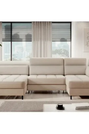 Siège d'angle Bernardo | 306 x 165 x 100 cm | Beige Bon Marché