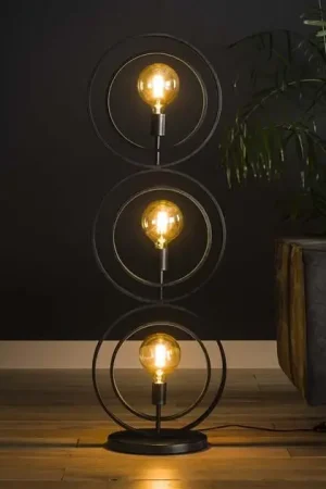 Haute Qualité Lampadaire Vladislav 124 cm - charbon de bois