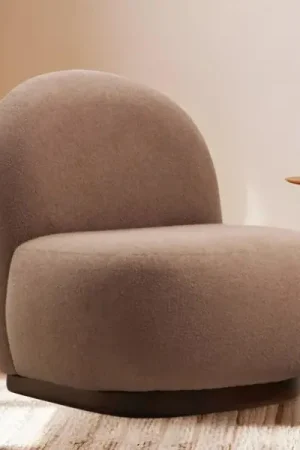 Tina Fauteuil à oreilles | HÊTRE / AGGLOMÉRÉ | Cappuccino Certifié
