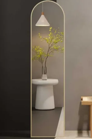 Miroir sur pied Rosalie | 40 x 160 cm | Chêne vieilli design Achat Immédiat