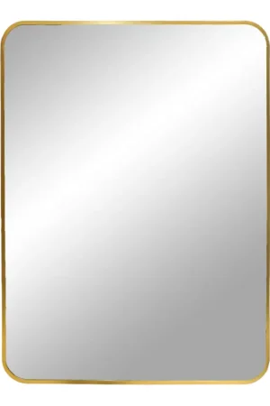Miroir Madrid - finition laiton, 50x70 cm Acheter Direct