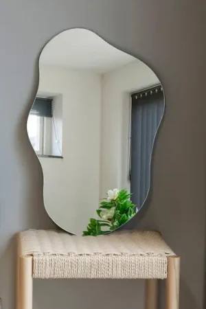 Miroir en verre Palermo - forme organique, 40x60cm Meilleur Choix