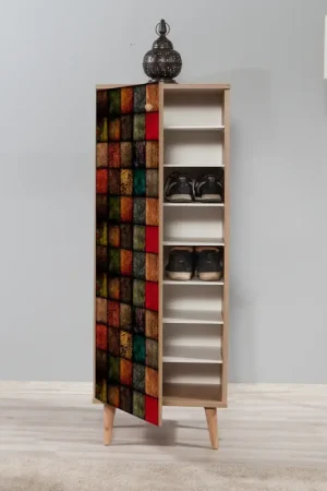 Achat Immédiat Filinta Meuble à chaussures | 100 % MÉLAMINE | Chêne Sonoma