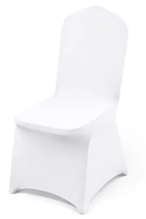 Meilleure Vente VEVOR Housses de Chaise Extensible 50 Pièces Couverture de Chaise Blanche pour Chaises sans Bras en Polyester et Élasthanne Élastique Décoration pour Salle à Manger Banquet Mariage Fête Célébration
