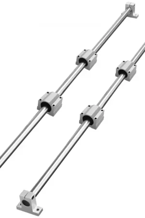 VEVOR Ensemble de rails de guidage linéaire, SFC16 1000 mm, 2 rails de guidage SFC16 39,4 po/1000 mm, 4 blocs coulissants SC16, 4 supports de rail, rails linéaires et kit de roulements pour machines automatisées CNC projet de bricolage Nouvel Arrivage