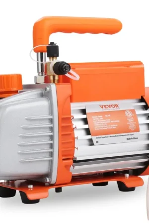 Jusqu'à Épuisement Des Stocks Offres VEVOR Pompe à Vide Frigoriste Climatisation 150 W Pompe à Un Étage 100 L/min 220-240 V Entrée SAE Mâle 0,64 cm ACME 1,27 cm pour Automobile Réparation CVC Maintenance de Réfrigération Dégazage Résine