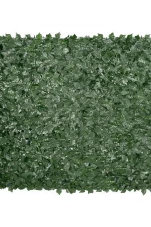 VEVOR Haie Artificielle 150x300 cm Brise Vue Clôture de Lierre Artificiel Intimité Support en Tissu Maillé et Joint Renforcé Déco Fausses Feuilles pour Jardin, Extérieur, Cour, Balcon, Terrasse, Patio Expédié Aujourd'hui