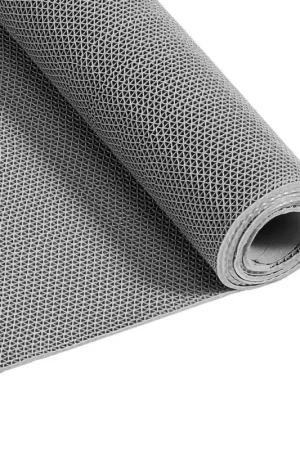 Livraison Express VEVOR Tapis de Drainage Antidérapant 90x300 cm, Caillebotis Piscine en PVC, Revêtement de Sol pour Zones Humides Restaurant Piscine Terrasse Salle de Bain, Tapis Antifatigue Drainant en Rouleau
